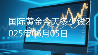 国际黄金今天多少钱2025年06月05日