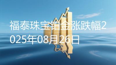 福泰珠宝铂金涨跌幅2025年08月26日