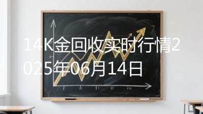 14K金回收实时行情2025年06月14日