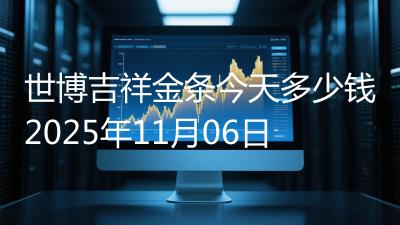 世博吉祥金条今天多少钱2025年11月06日