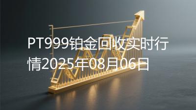 PT999铂金回收实时行情2025年08月06日