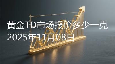 黄金TD市场报价多少一克2025年11月08日