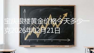 宝庆银楼黄金价格今天多少一克2026年02月21日