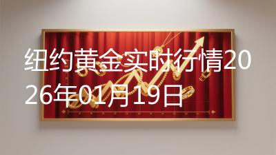 纽约黄金实时行情2026年01月19日