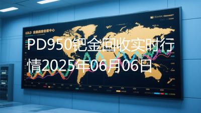 PD950钯金回收实时行情2025年06月06日