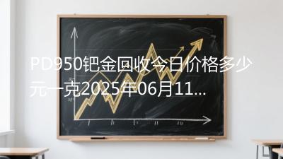 PD950钯金回收今日价格多少元一克2025年06月11日