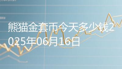 熊猫金套币今天多少钱2025年06月16日