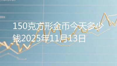 150克方形金币今天多少钱2025年11月13日