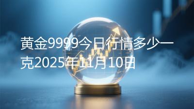 黄金9999今日行情多少一克2025年11月10日