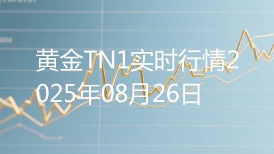 黄金TN1实时行情2025年08月26日