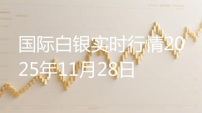 国际白银实时行情2025年11月28日