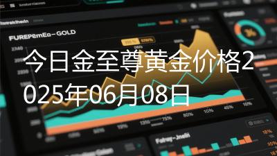 今日金至尊黄金价格2025年06月08日