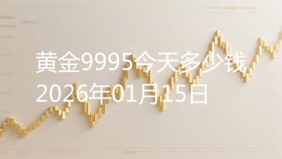 黄金9995今天多少钱2026年01月15日