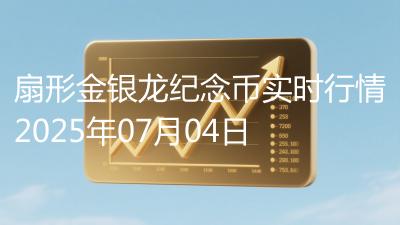 扇形金银龙纪念币实时行情2025年07月04日