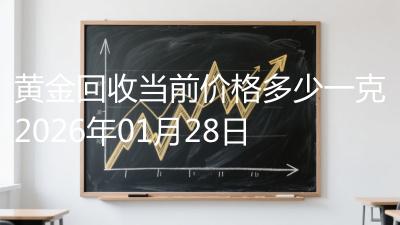 黄金回收当前价格多少一克2026年01月28日