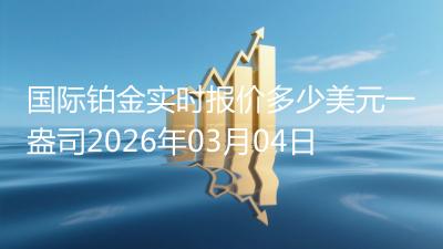国际铂金实时报价多少美元一盎司2026年03月04日