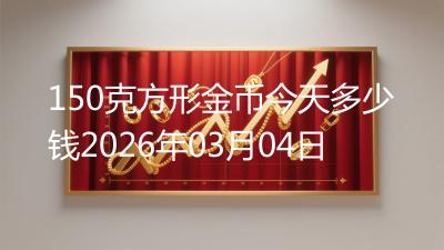 150克方形金币今天多少钱2026年03月04日