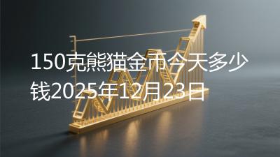 150克熊猫金币今天多少钱2025年12月23日