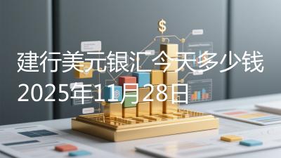 建行美元银汇今天多少钱2025年11月28日