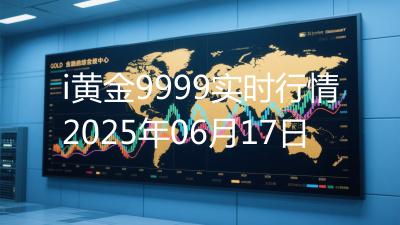 i黄金9999实时行情2025年06月17日