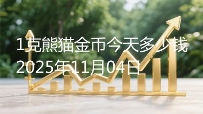 1克熊猫金币今天多少钱2025年11月04日
