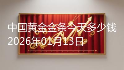 中国黄金金条今天多少钱2026年01月13日