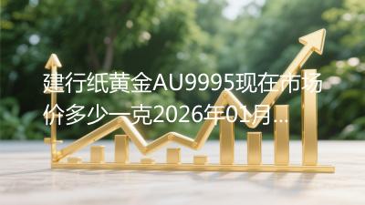 建行纸黄金AU9995现在市场价多少一克2026年01月12日