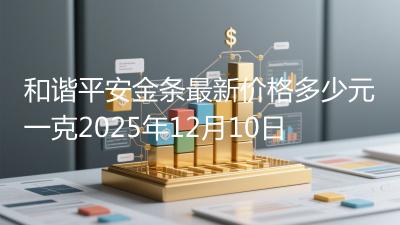 和谐平安金条最新价格多少元一克2025年12月10日