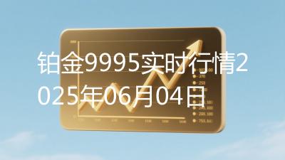 铂金9995实时行情2025年06月04日