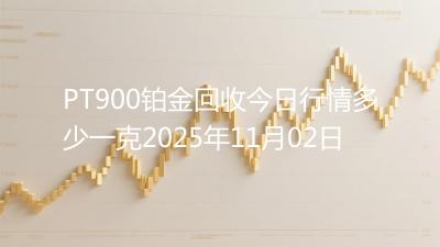 PT900铂金回收今日行情多少一克2025年11月02日