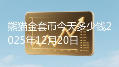 熊猫金套币今天多少钱2025年12月20日