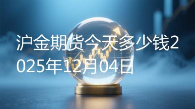 沪金期货今天多少钱2025年12月04日