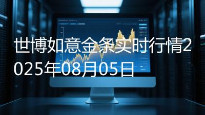世博如意金条实时行情2025年08月05日