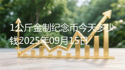 1公斤金制纪念币今天多少钱2025年09月15日