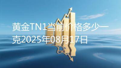 黄金TN1当前价格多少一克2025年08月17日