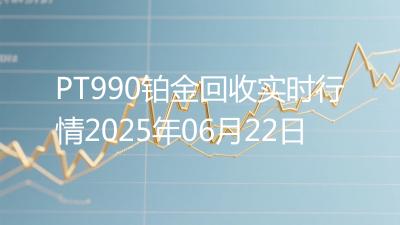 PT990铂金回收实时行情2025年06月22日
