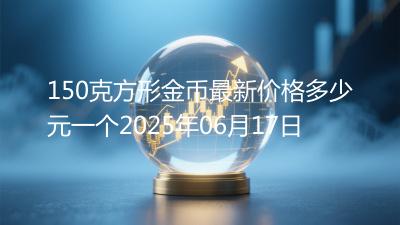 150克方形金币最新价格多少元一个2025年06月17日