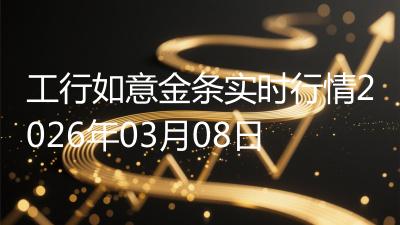 工行如意金条实时行情2026年03月08日