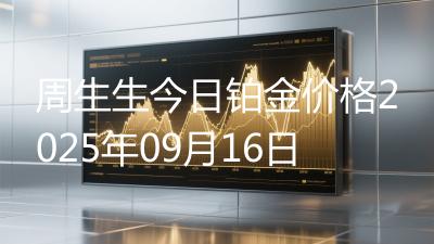 周生生今日铂金价格2025年09月16日
