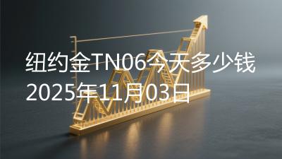 纽约金TN06今天多少钱2025年11月03日
