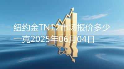 纽约金TN12市场报价多少一克2025年06月04日