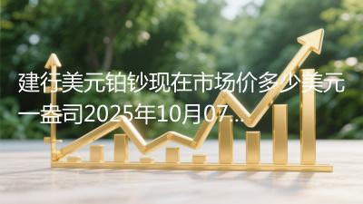 建行美元铂钞现在市场价多少美元一盎司2025年10月07日