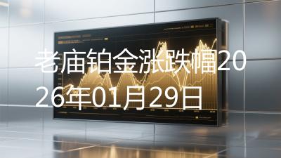 老庙铂金涨跌幅2026年01月29日