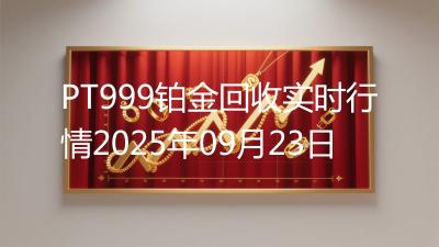 PT999铂金回收实时行情2025年09月23日