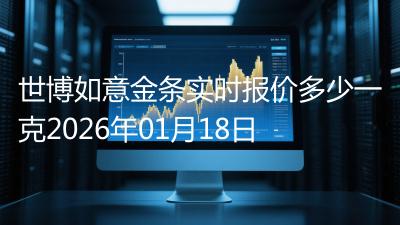 世博如意金条实时报价多少一克2026年01月18日