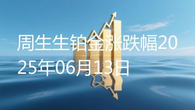 周生生铂金涨跌幅2025年06月13日
