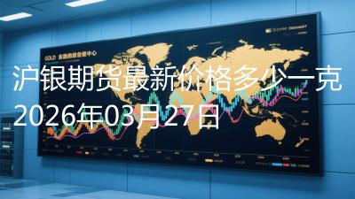 沪银期货最新价格多少一克2026年03月27日