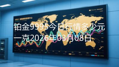 铂金9995今日行情多少元一克2026年03月08日