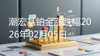 潮宏基铂金涨跌幅2026年02月05日