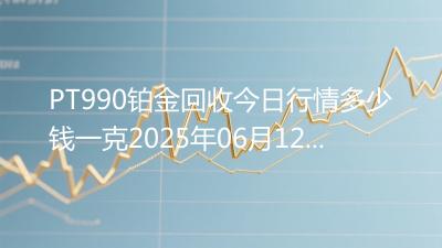 PT990铂金回收今日行情多少钱一克2025年06月12日